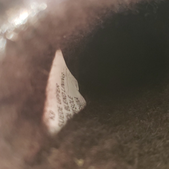 Aussie Merino Chocolate Brown Suede slip on Bootie K9 - Picture 6 of 12